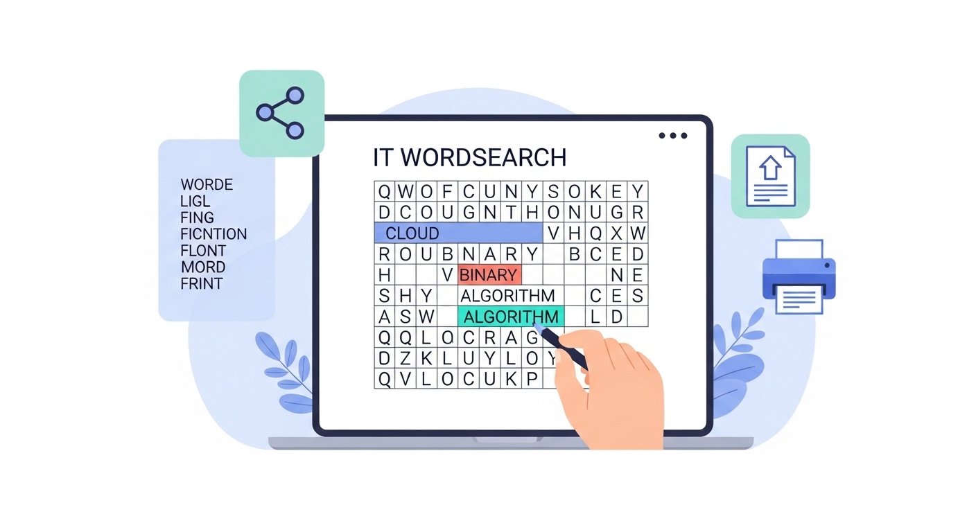 Creating Your Own IT Wordsearch Puzzle