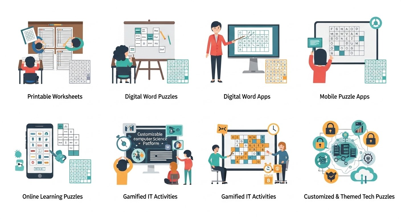Different Types of IT Wordsearch Puzzles