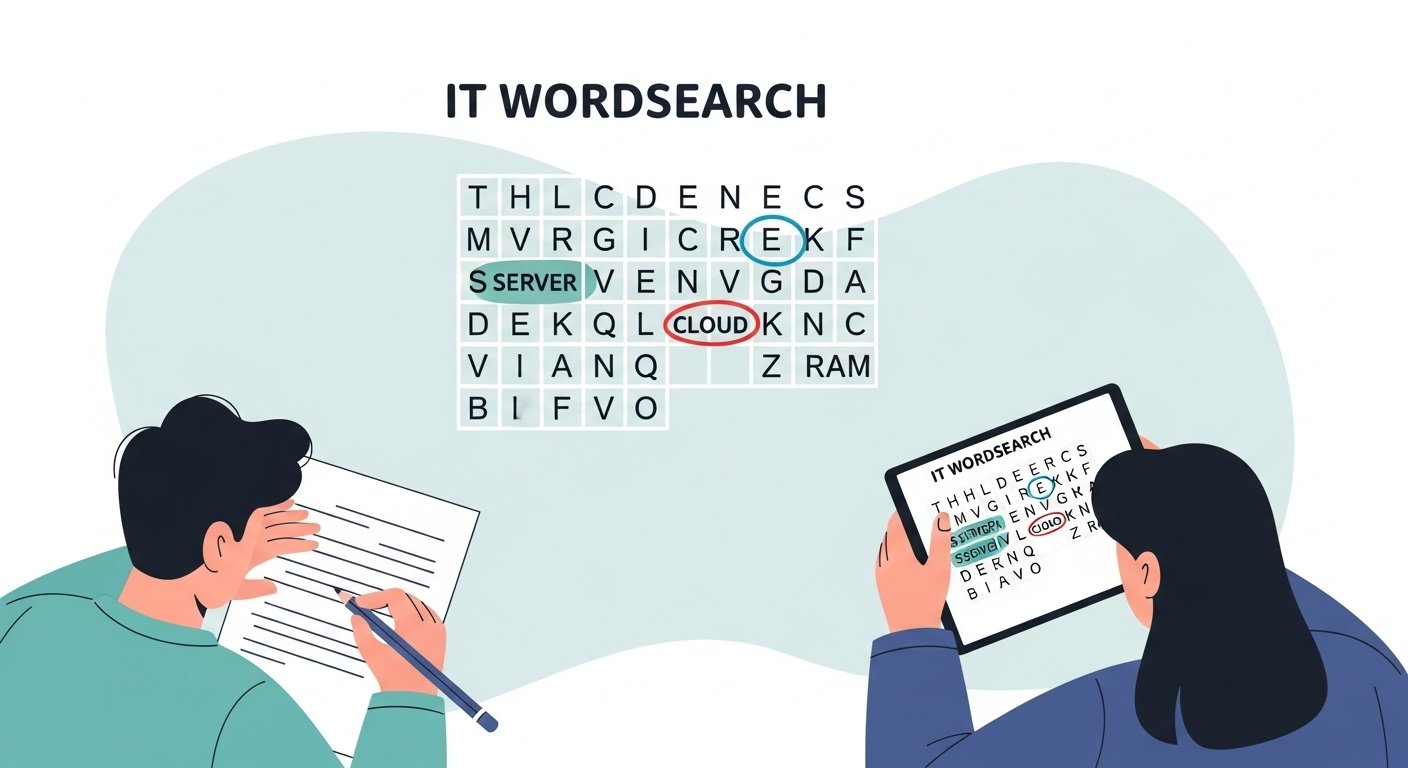 How to Play an IT Wordsearch Puzzle