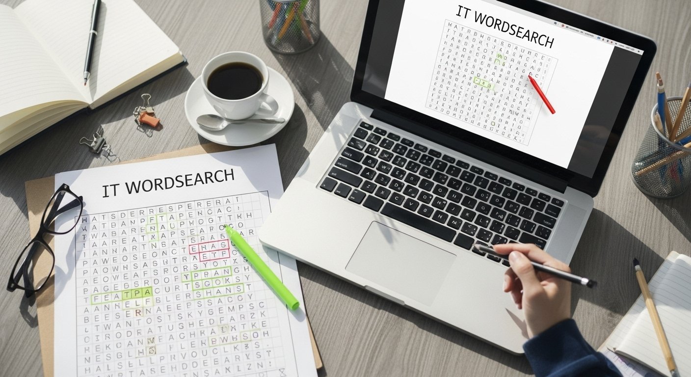IT Wordsearch – Fun Learning & Brain Training Puzzle