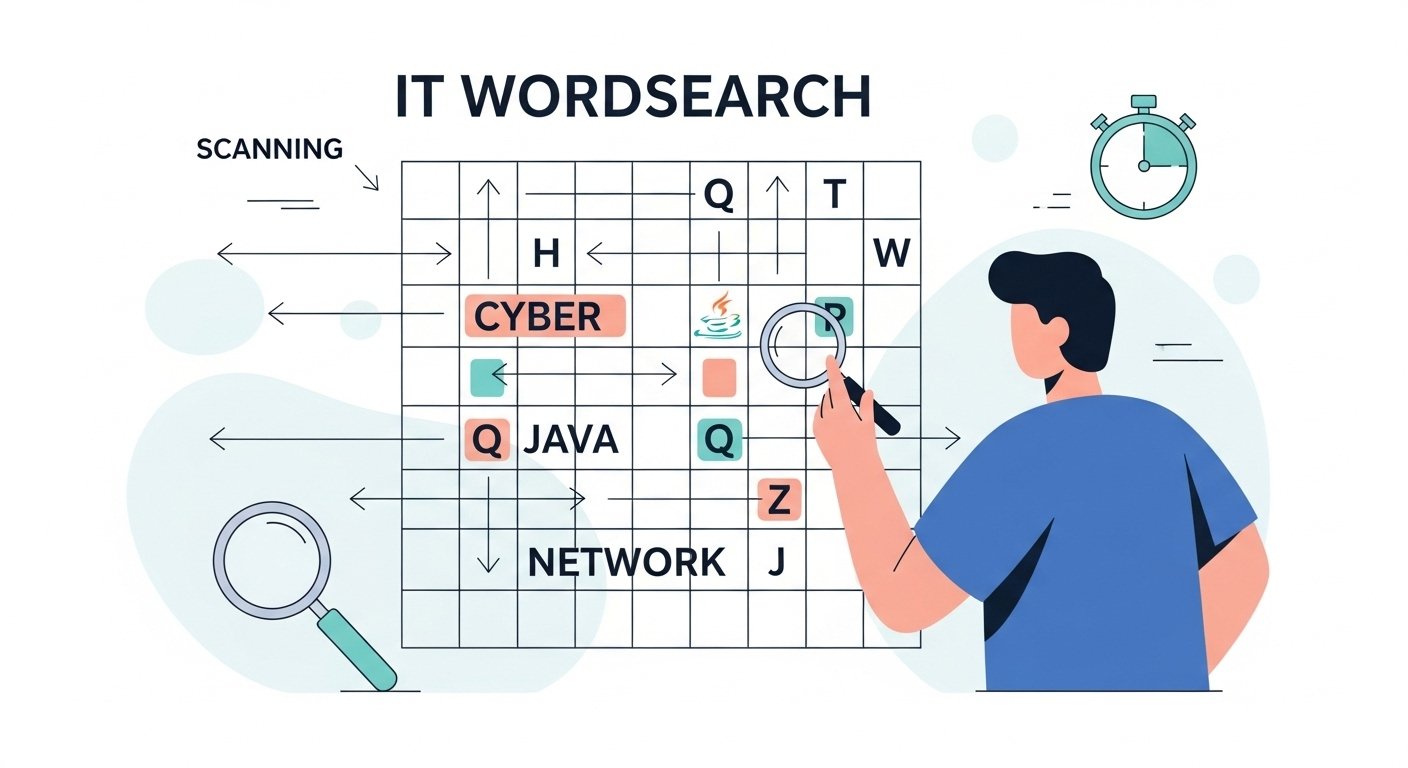 Tips and Tricks to Solve IT Wordsearch Faster