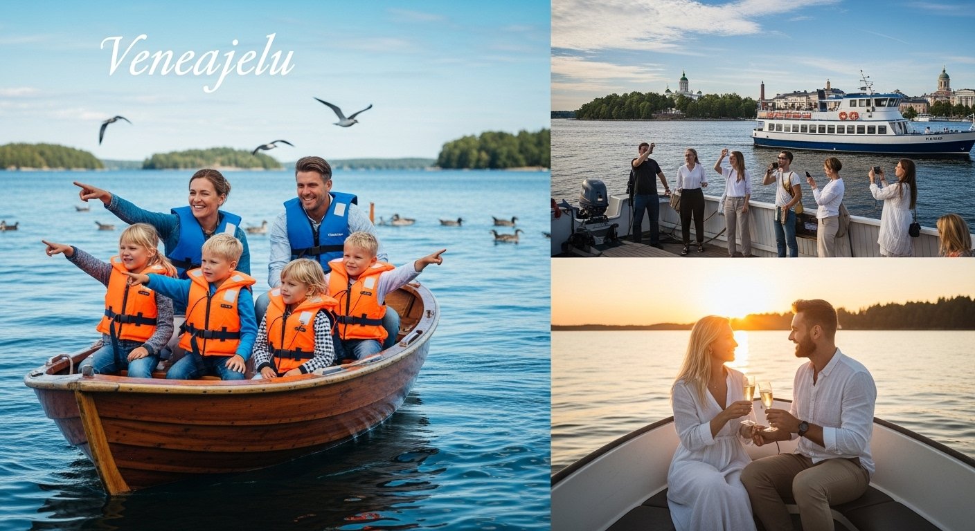 Veneajelu for Families, Couples, and Tourists