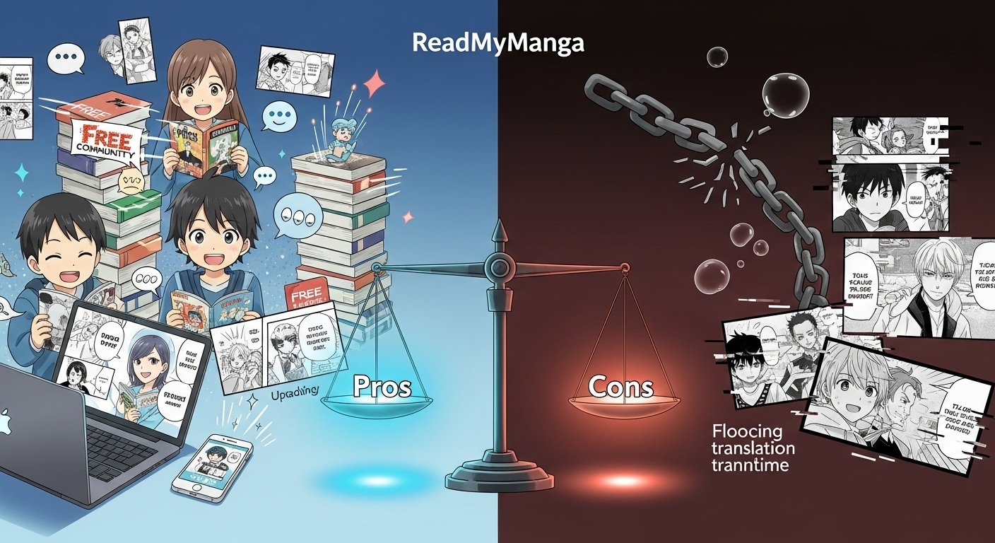 Pros and Cons of Using ReadMyManga.com