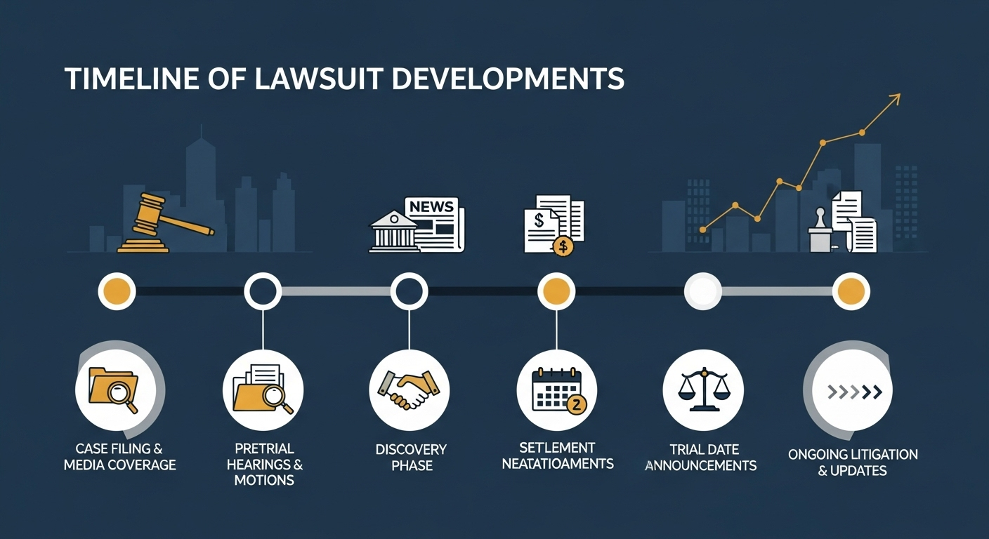 Timeline of Lawsuit Developments