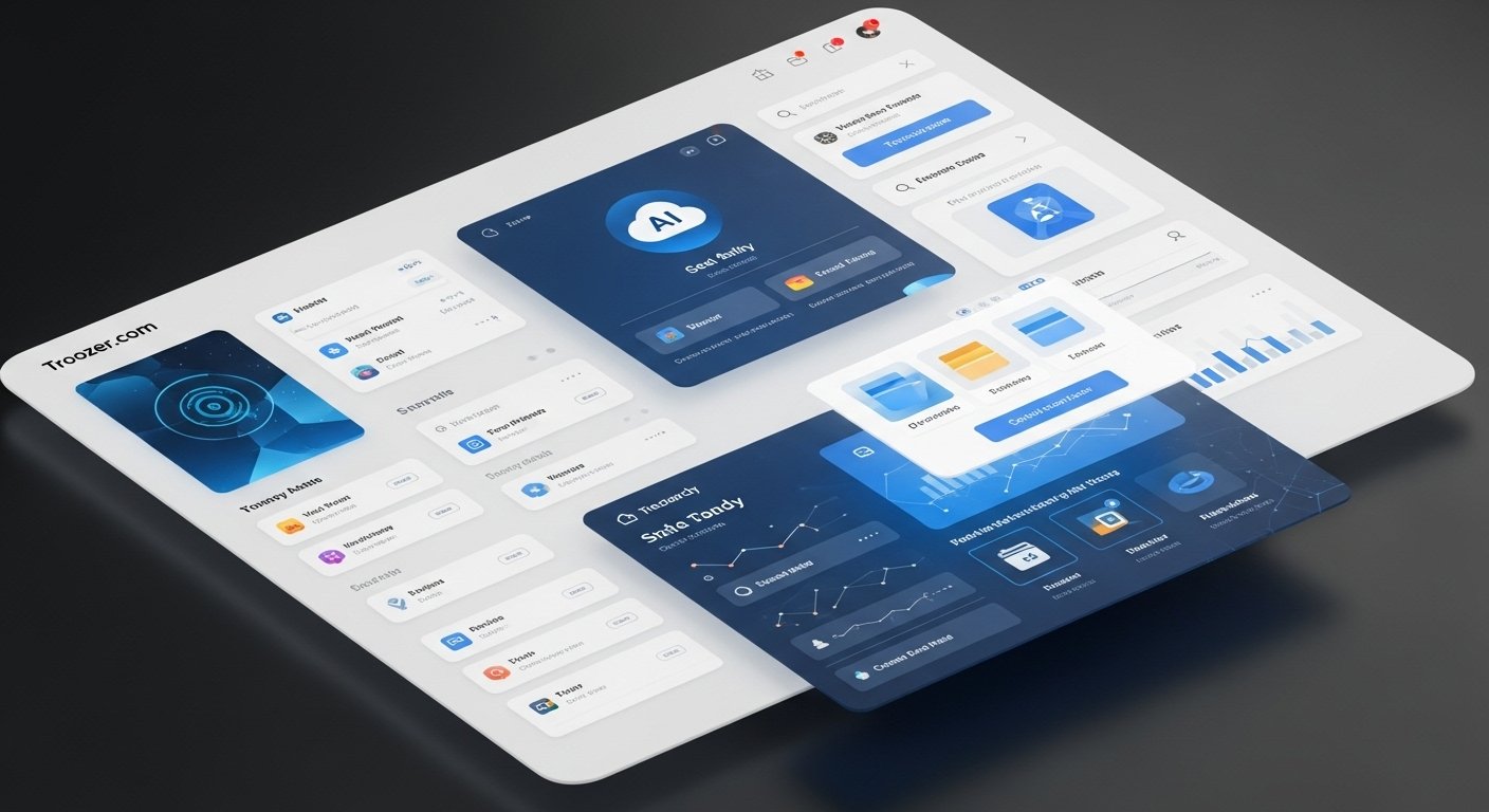 Troozer com Smart Digital Productivity & Search Tool