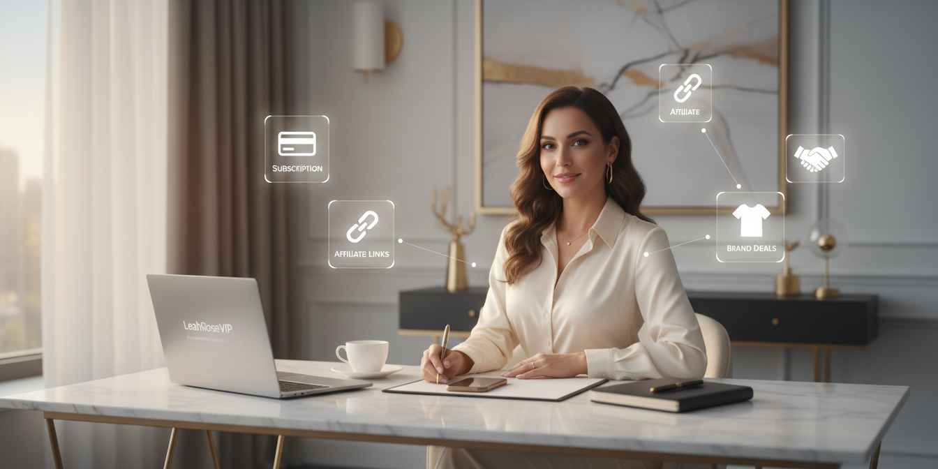 The Business Model — How LeahRoseVIP Turns Influence Into Income