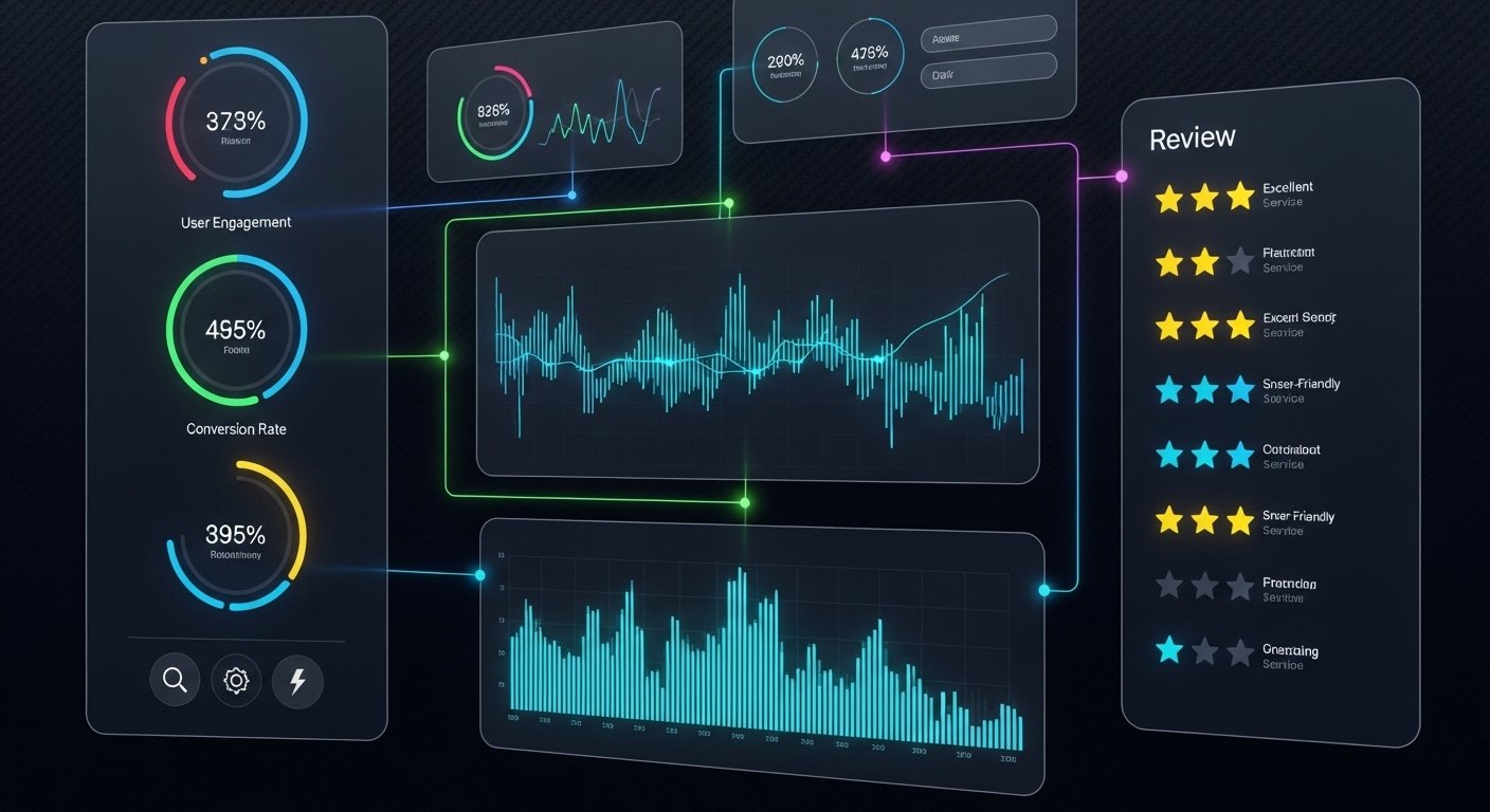 Key Features & Tools (Real‑Time Data, Analytics, Reviews)